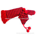 Fashionable Acrylic Knitted Winter Scarf